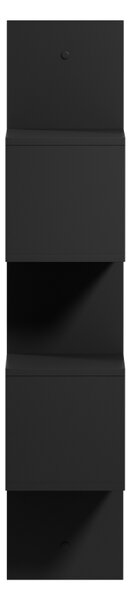 Polita de perete SUNEDO 25x125 cm, neagra