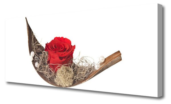 Tablou pe panza canvas Rose Floral Red