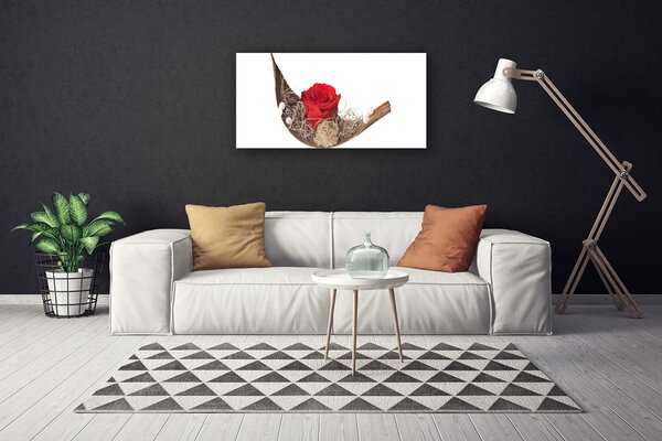 Tablou pe panza canvas Rose Floral Red