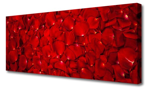 Tablou pe panza canvas Petale Floral Red