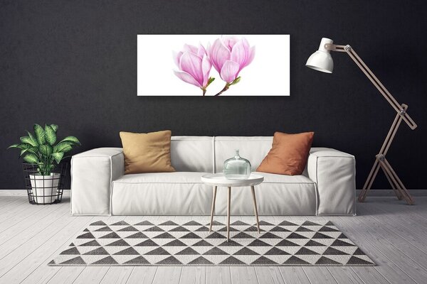 Tablou pe panza canvas Florale flori roz