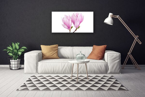 Tablou pe panza canvas Florale flori roz