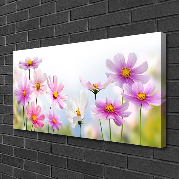 Tablou pe panza canvas Flori roz Floral