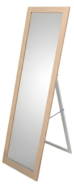 Oglindă de podea HAVLYS, 127 x 37 cm, maro deschis