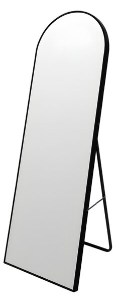 Oglindă mare de podea FRAM, 150 x 50 cm, neagră