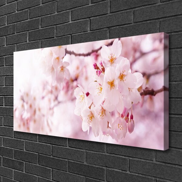 Tablou pe panza canvas Flori roz Floral