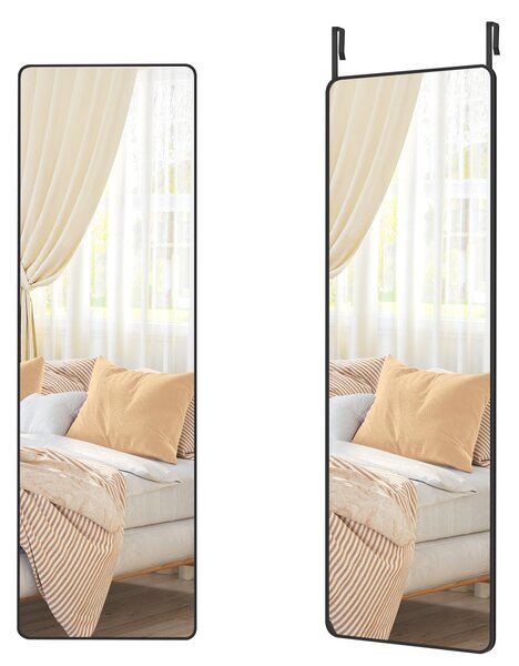 Oglinda de podea Negru Songmics 120x40x1.3 cm