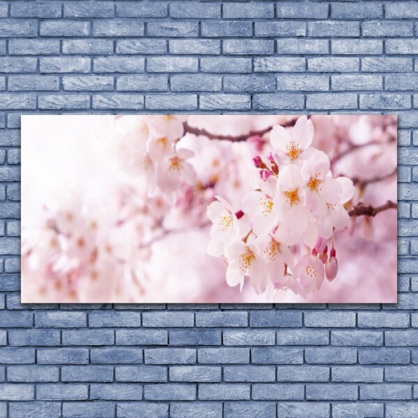Tablou pe panza canvas Flori roz Floral