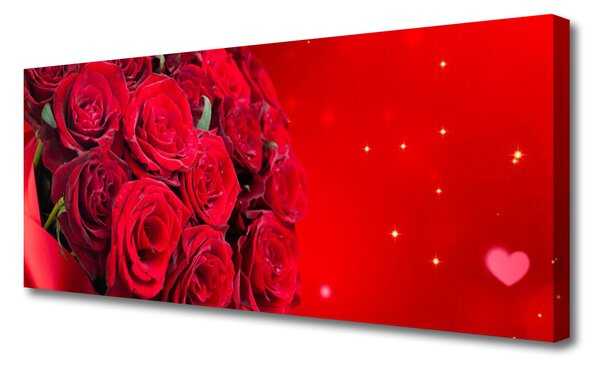 Tablou pe panza canvas Trandafiri Floral Red
