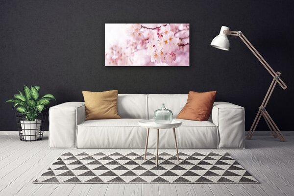 Tablou pe panza canvas Flori roz Floral