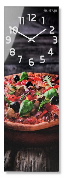 Ceas de bucătărie sau restaurant cu imaginea unei pizza