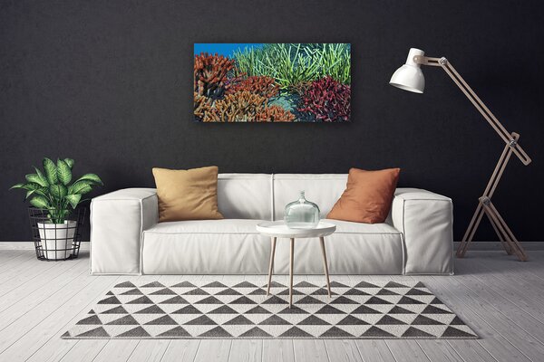 Tablou pe panza canvas Coral Reef Natura Multi