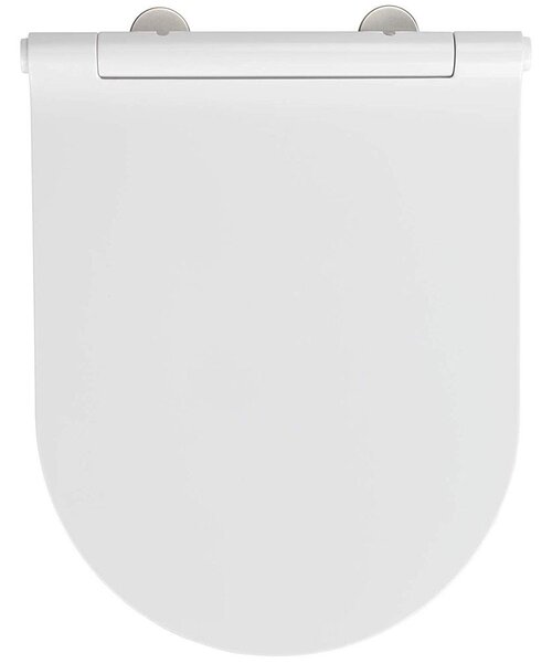 Capac de toaletă Nuoro, duroplast, alb, Fix-Clip, WENKO