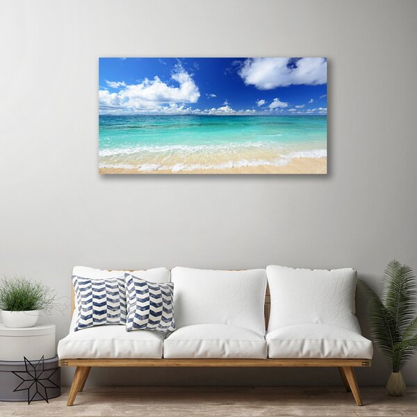 Tablou pe panza canvas Sea Peisaj Albastru