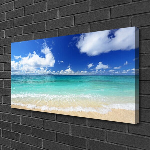 Tablou pe panza canvas Sea Peisaj Albastru