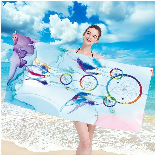Prosop de plajă cu model dream catcher, 100 x 180 cm 100x180