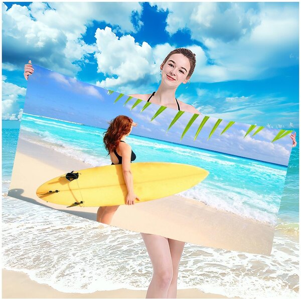 Prosop de plajă cu model beach surfer, 100 x 180 cm