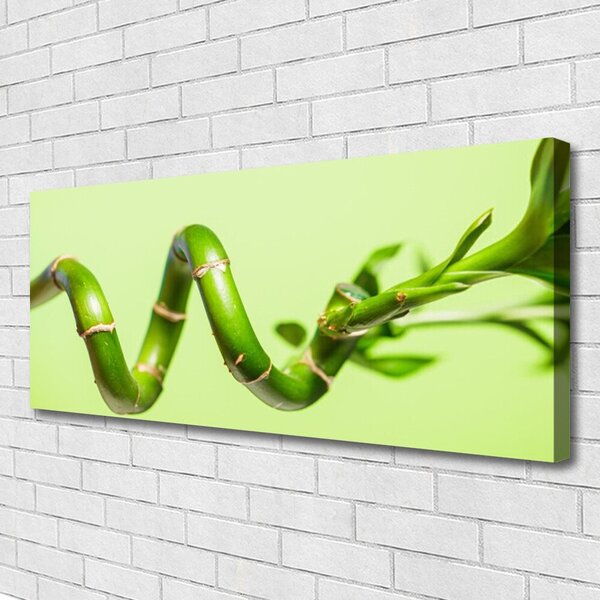 Tablou pe panza canvas Bamboo Floral Verde