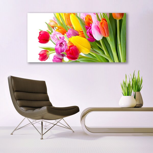 Tablou pe panza canvas Lalele Floral Multi