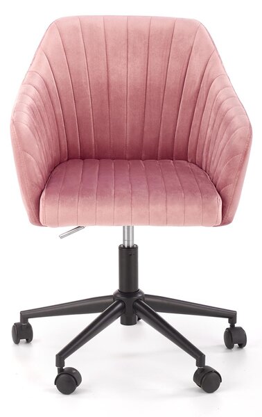 Scaun de birou Catifea Roz, MARIBO VELVET