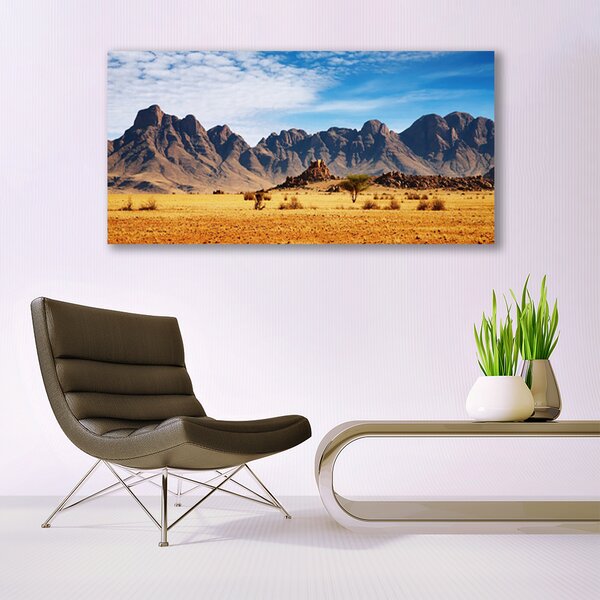 Tablou pe panza canvas Desert Peisaj Galben Maro