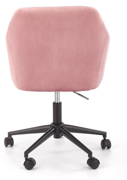 Scaun de birou Catifea Roz, MARIBO VELVET