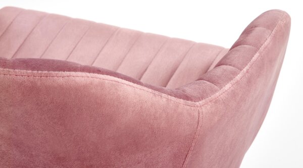 Scaun de birou Catifea Roz, MARIBO VELVET
