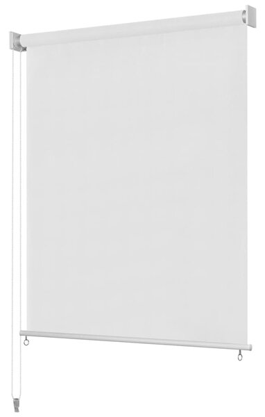 Jaluzea tip rulou de exterior, 350 x 230 cm, alb