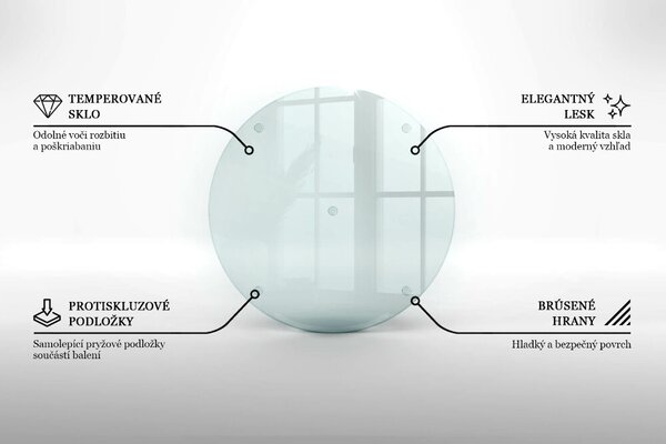 Suport de lumânări din sticlă rotundă transparentă