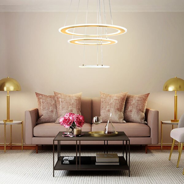 Lampă de tavan LED G041-3CP BRUSH GOLD