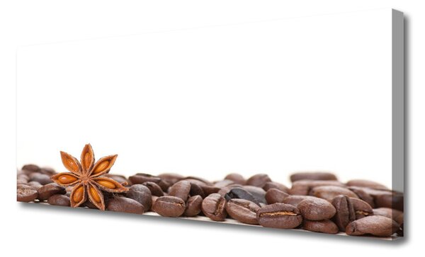 Tablou pe panza canvas Boabe de cafea Bucătărie Brun