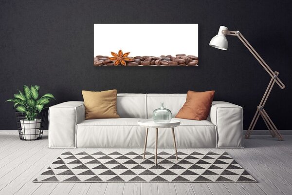 Tablou pe panza canvas Boabe de cafea Bucătărie Brun