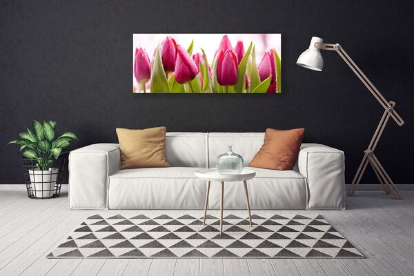Tablou pe panza canvas Lalele Floral Red