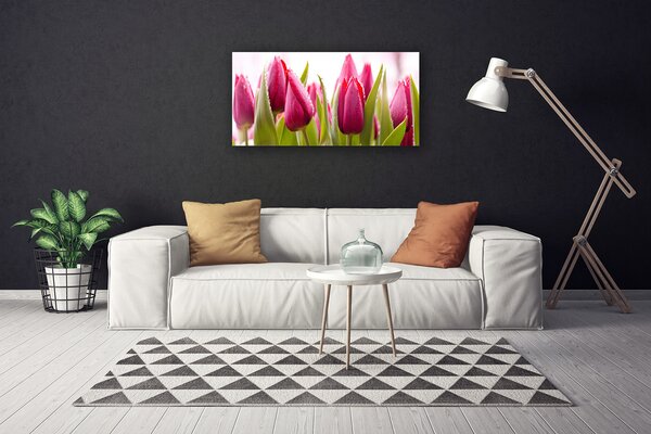 Tablou pe panza canvas Lalele Floral Red