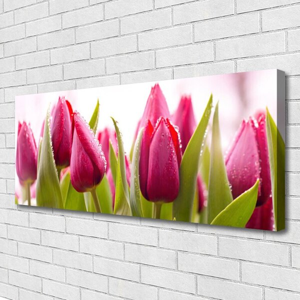 Tablou pe panza canvas Lalele Floral Red