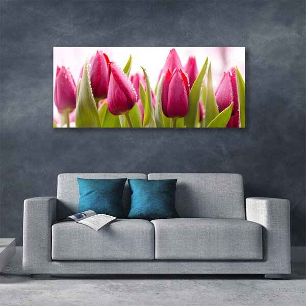 Tablou pe panza canvas Lalele Floral Red