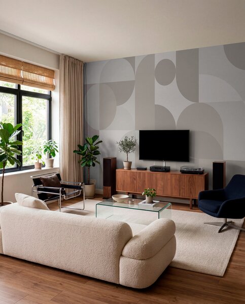 Tapet Tendință geometrică elegantă, Fototapet Designer, w03058 : Uwalls.ro