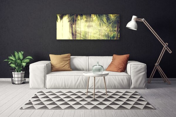 Tablou pe panza canvas Natural Pădurea Verde Maro