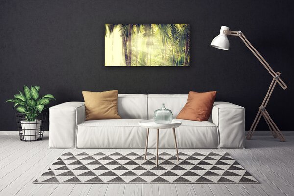 Tablou pe panza canvas Natural Pădurea Verde Maro