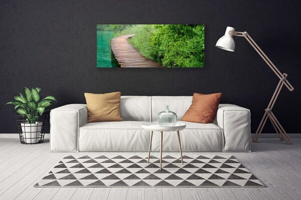 Tablou pe panza canvas Podul Arhitectura Brown