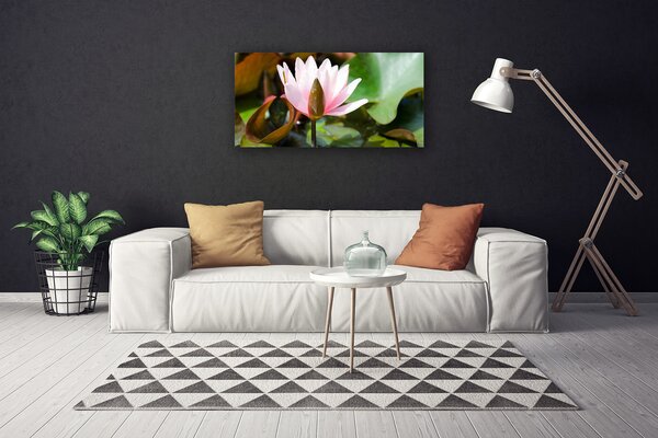 Tablou pe panza canvas Florale flori roz