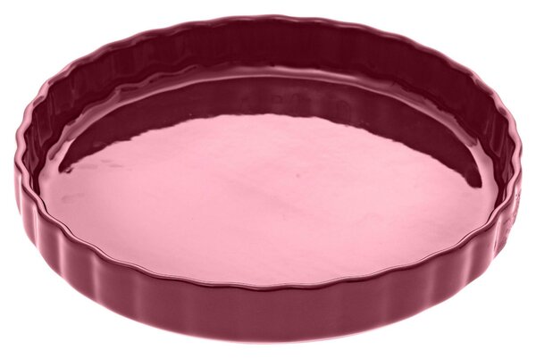 Tava de copt, ceramica, Ø 28 cm, rosu