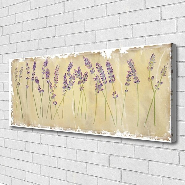 Tablou pe panza canvas Flori Floral violet
