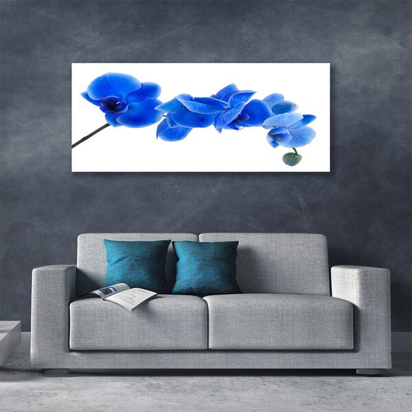Tablou pe panza canvas Flower Floral Albastru