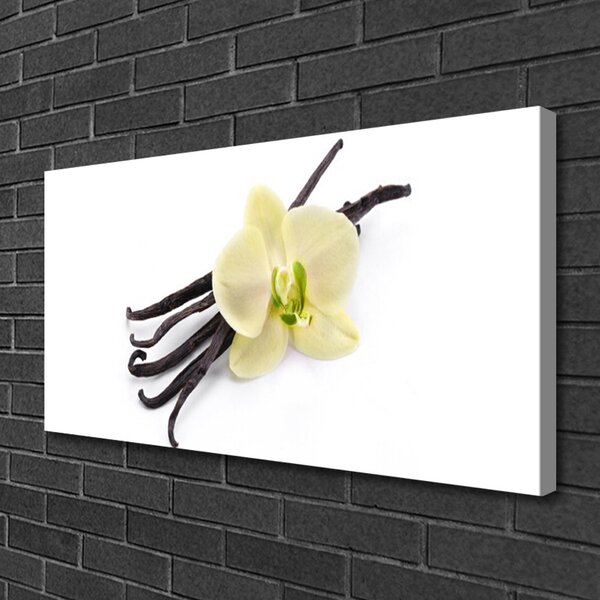 Tablou pe panza canvas Florale flori verde