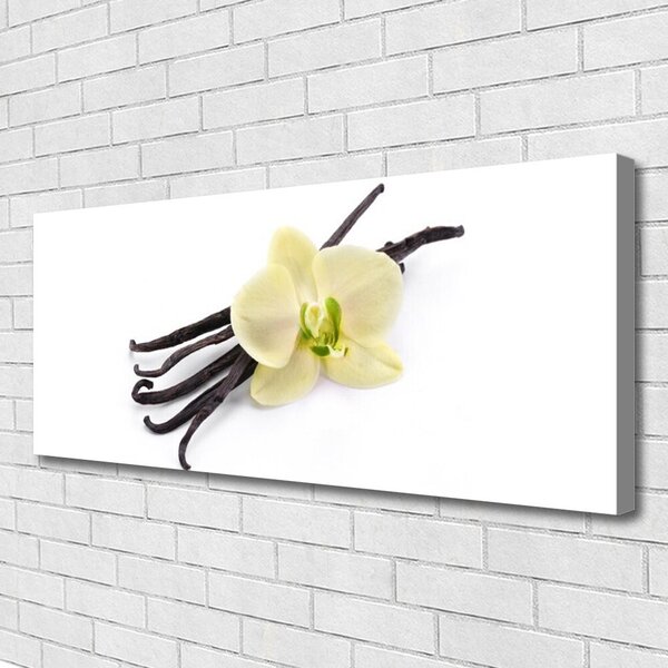 Tablou pe panza canvas Florale flori verde