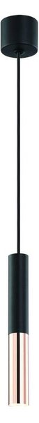 Open Design OR80827 - Lustră suspendată SLIMI pe cablu 1xG9/3,5W/230V negru/aur roz