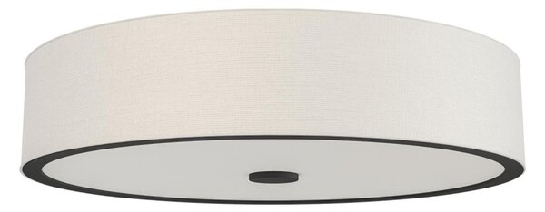 Open Design OR86027 - Plafonieră ZALINDRO, 6 x E27, 15 W, 230 V, diametru 74,5 cm, alb/negru