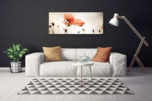 Tablou pe panza canvas Maci Floral Red