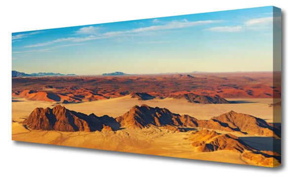 Tablou pe panza canvas Desert Peisaj Brun Galben